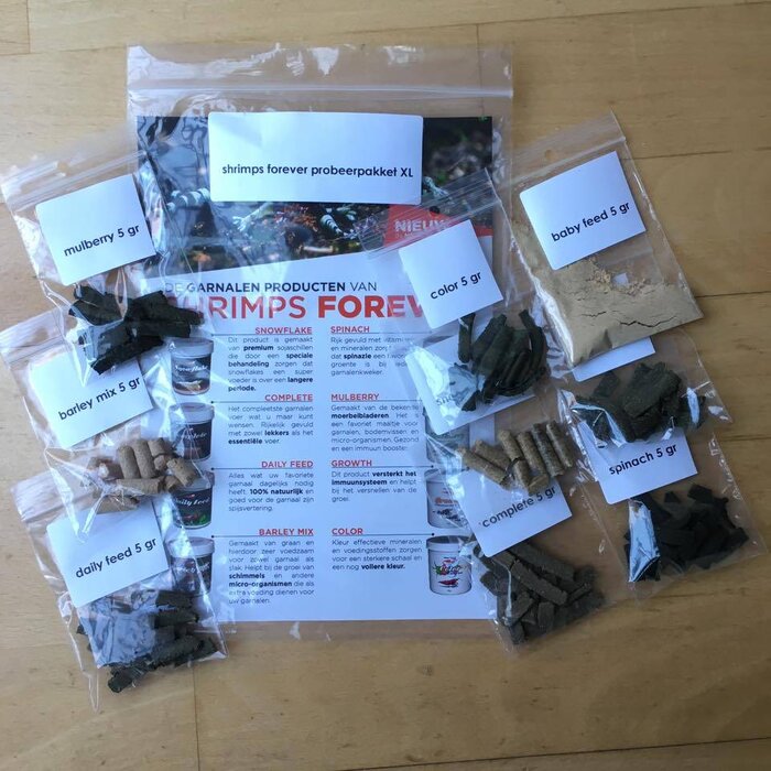 Shrimps forever Shrimps Forever probeerpakket XL