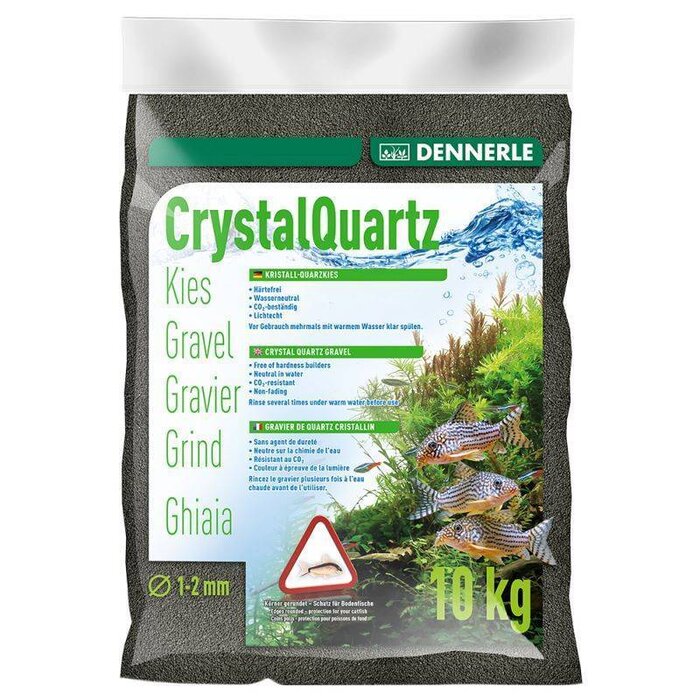 Dennerle Dennerle Kristall-Quarzkies Schwarz