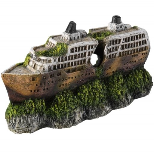 Mini Cruise | Decoratie | Maat: 19,5 x 7,5 x 8cm - Onlineaquariumspullen