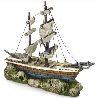 Boat with sails - 38x12,5x31,5 cm