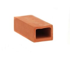 CeramicNature Leghol MediumLarge Rechthoek Rood