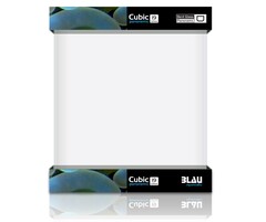 BLAU aquaristic BLAU nano cubic panorama 19L