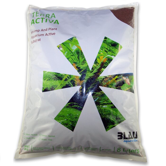 BLAU aquaristic BLAU terra activa soil brown