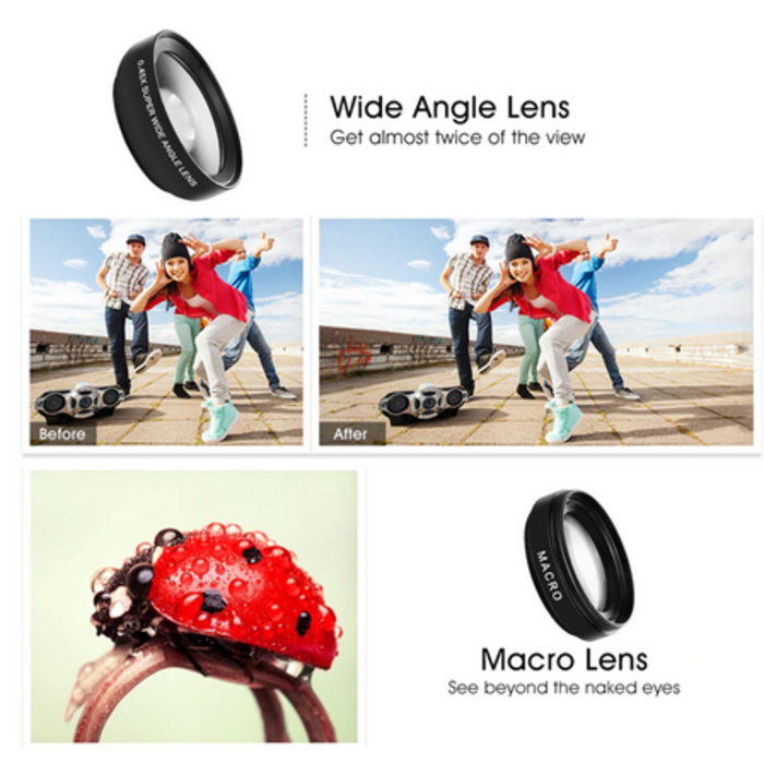 Onlineaquarium spullen Macro lens voor smartphone