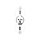 BLAU Glass Bal CO2 Bubble Counter