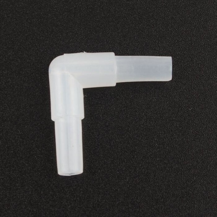 Onlineaquarium spullen Schlauch connector 90º 4/6mm