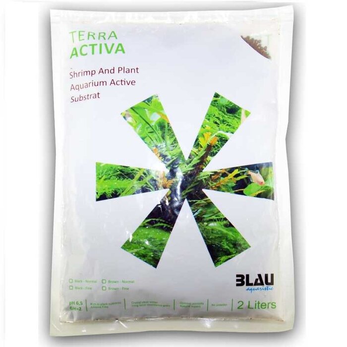 BLAU aquaristic BLAU terra activa soil black