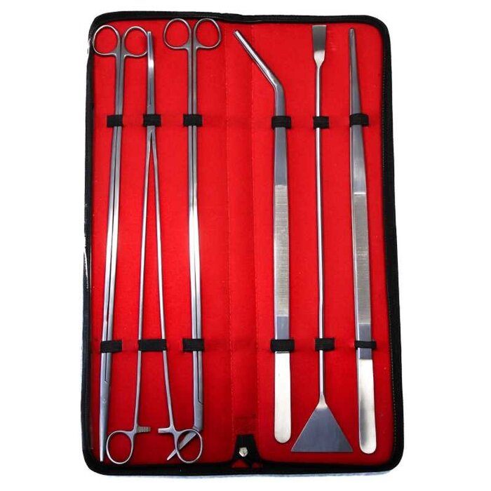 Onlineaquarium spullen RVS Toolset 45 centimeter