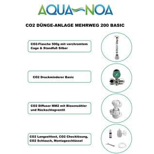 Aqua-Noa CO2 set 200 refillable basic (M)