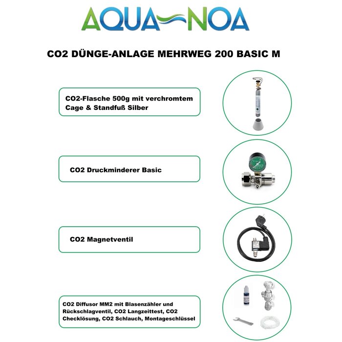 Aqua-Noa CO2 set 200 refillable basic (M)