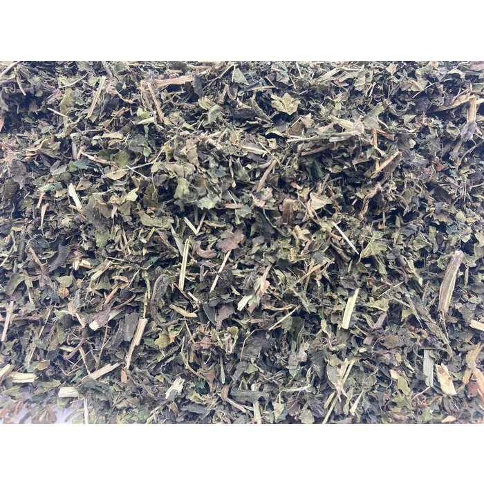 Onlineaquarium spullen Brandnetelblad gesneden