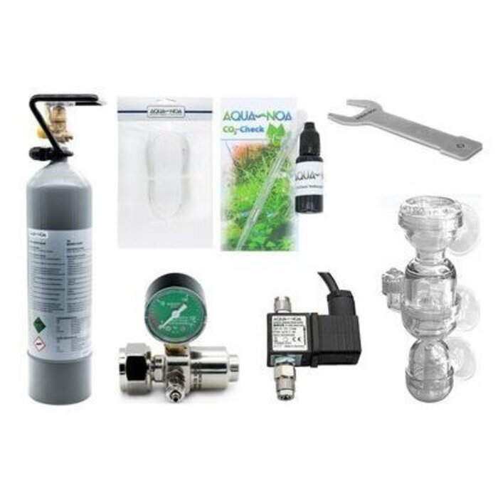 Aqua-Noa CO2 set 400 hervulbaar basic (M) - CO2 aquarium set