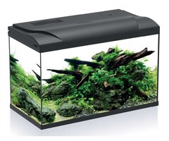 HS-aqua HS-aqua aquarium platy 70 zwart LED