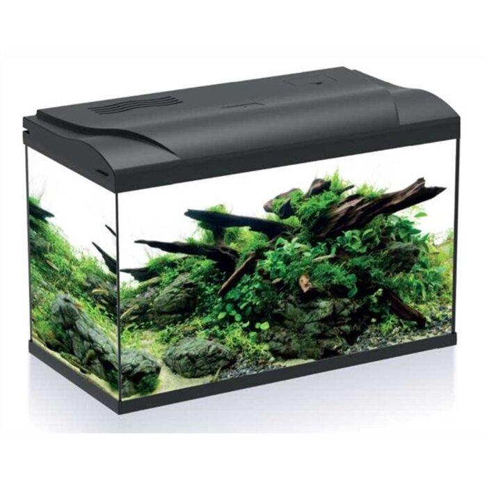 HS-aqua HS-aqua aquarium platy 70 zwart LED
