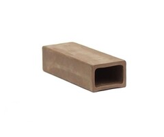 CeramicNature Leghol MediumLarge Rechthoek Bruin