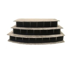CeramicNature Slate stone triple flat round