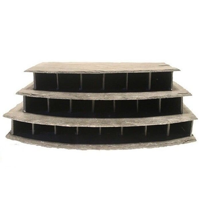 CeramicNature Leisteen Straat Driedubbel Rond