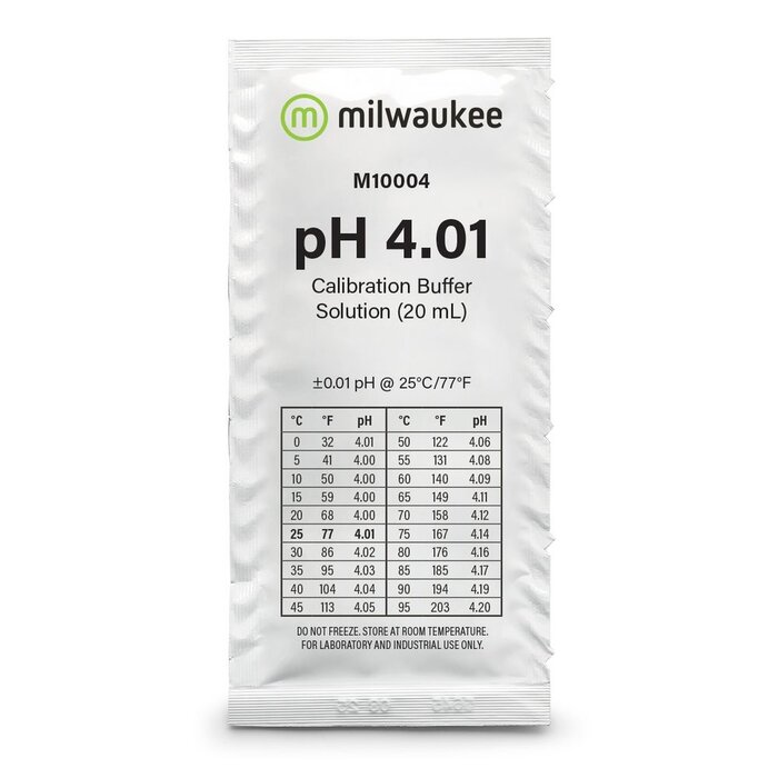Milwaukee Milwaukee pH 4.01 kalibratie bufferoplossing ((M10004B/MA9004))