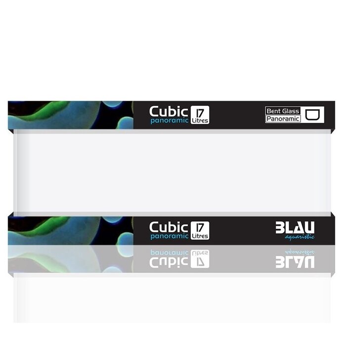 BLAU aquaristic BLAU cubic panorama 17L shallow