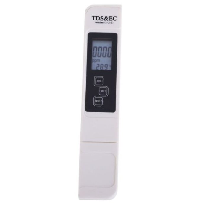 Onlineaquarium spullen Meter voor hardheid en temperatuur / 3 in 1