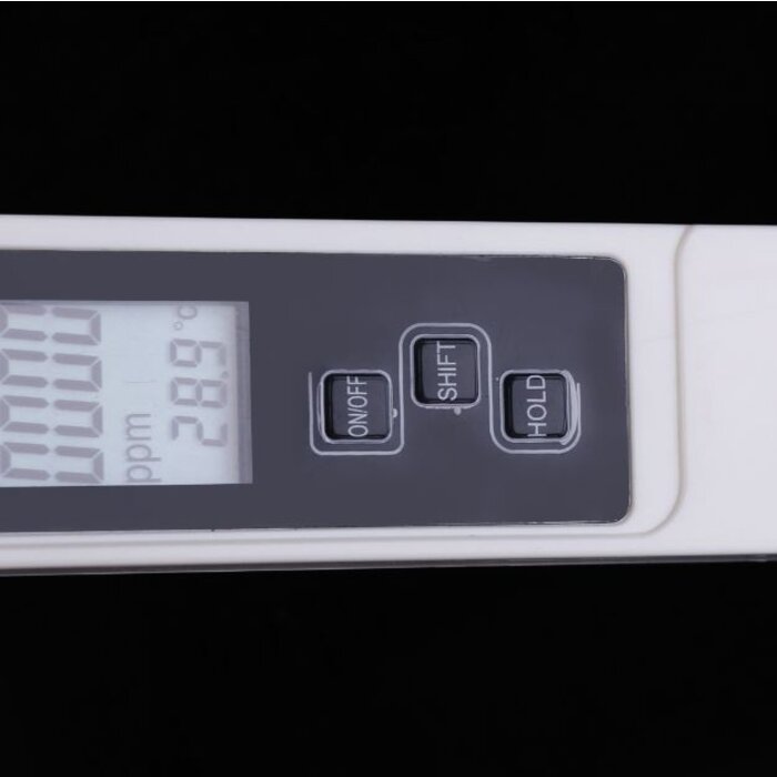 Onlineaquarium spullen Messer für Härte und Temperatur / 3 in 1