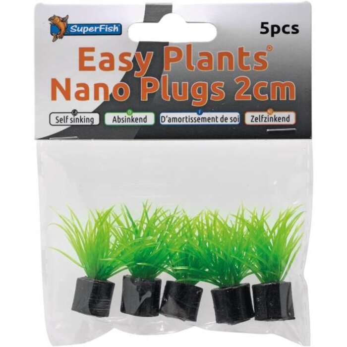 SuperFish SuperFish Easy Plants Nano plug 2 cm - 5 Stück