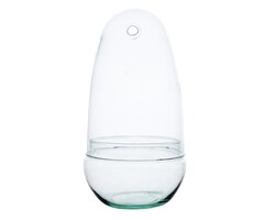 Onlineaquarium spullen Glazen egg 25,5cm