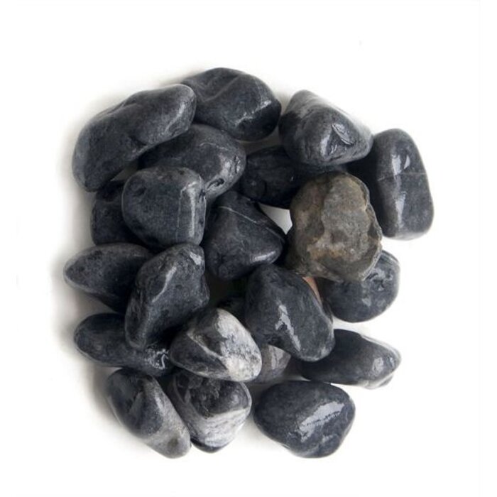 Wabi Kusa Wabi Kusa dark grey pebbles