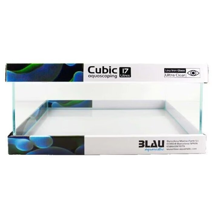 BLAU aquaristic BLAU cubic aquascaping 17L shallow