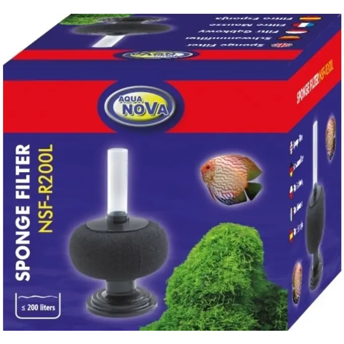 Aqua Nova Aquanova Sponsfilter Rond - 200 Liter