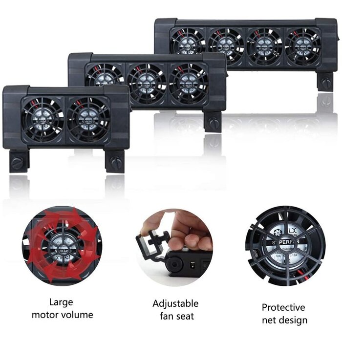 Aquariumkühler 3 Lüfter
