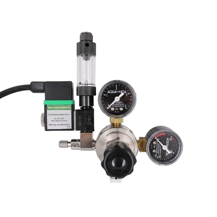 Aqua-Noa CO₂ Pressure Regulator Profi MV-BZ - Incl. Solenoid Valve