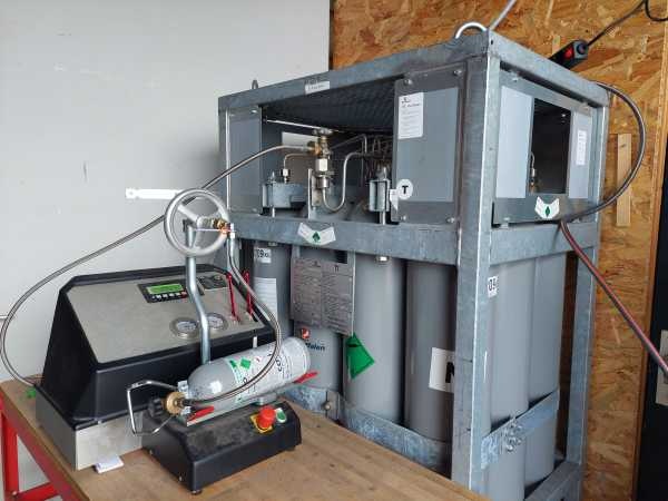 CO2 vulstation Onlineaquariumspullen Drachten