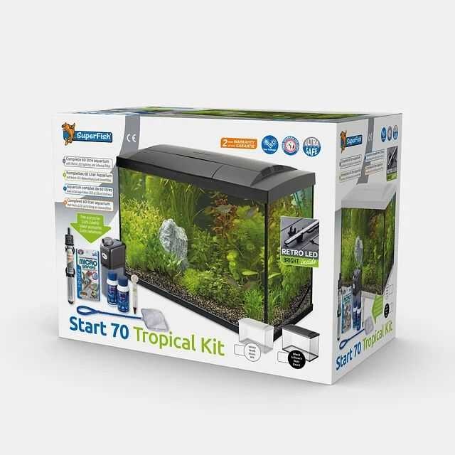 SuperFish SuperFish Start 70 Tropical Kit Black
