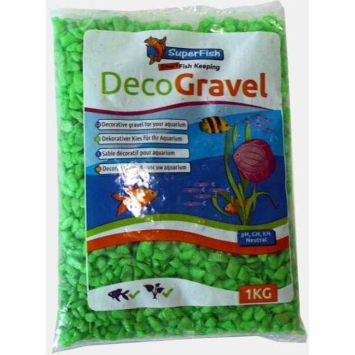SuperFish Superfish Deco Gravel Neon Groen
