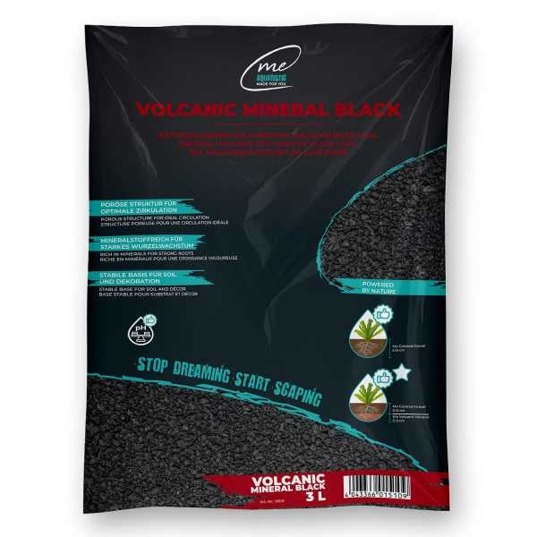 Me Aquaristic Me Aqua Volcanic Mineral Black
