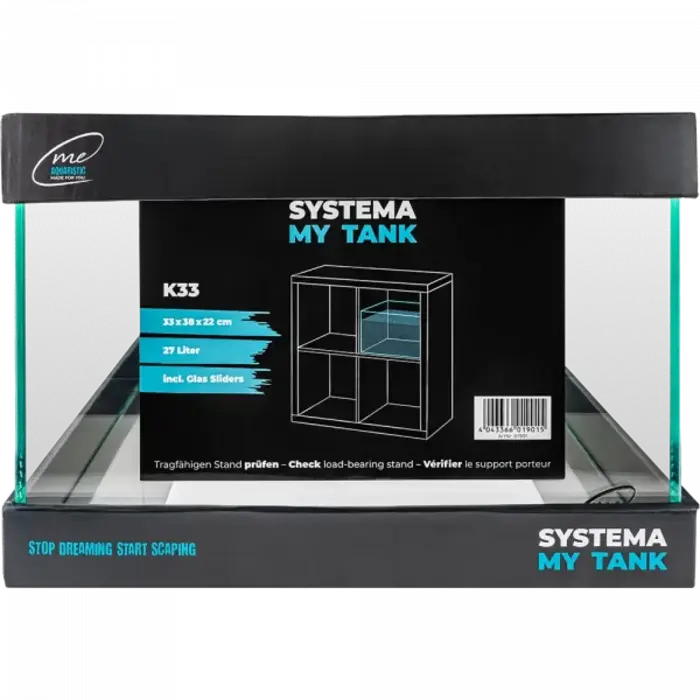 Me Aquaristic Me Aqua My Tank Systema K33 27L Kallax Aquarium