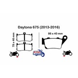 Pastillas sinterizadas para Triumph Daytona 675