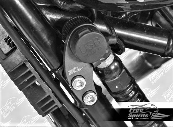 Dual-USB Charging Socket Kit for Triumph Twins
