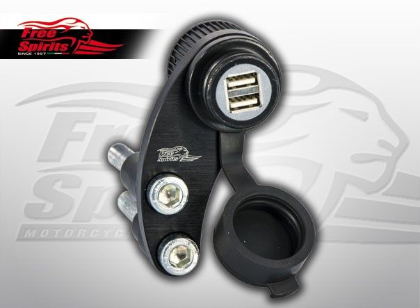 Dual-USB Charging Socket Kit for Triumph Twins