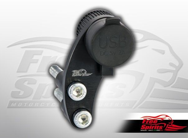 Dual-USB Charging Socket Kit for Triumph Twins