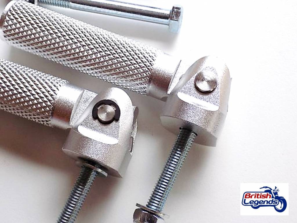 Reposapiés de aluminio sólido para motocicletas Triumph