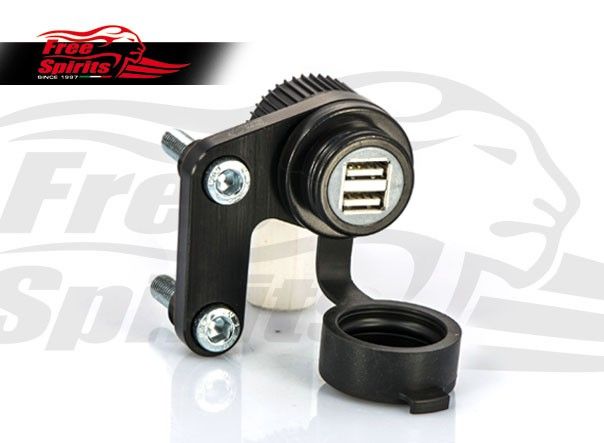 Dual-USB Charging Socket Kit for Triumph Twins