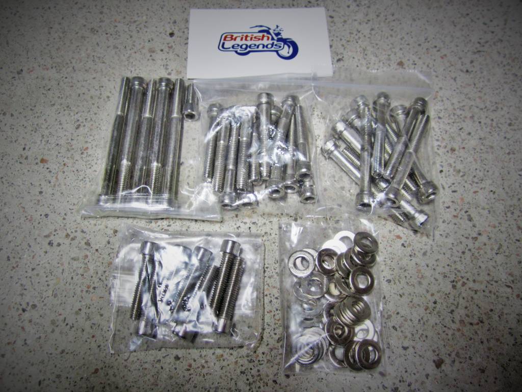 Vis de Carter de Moteur Inox (jeu complet)