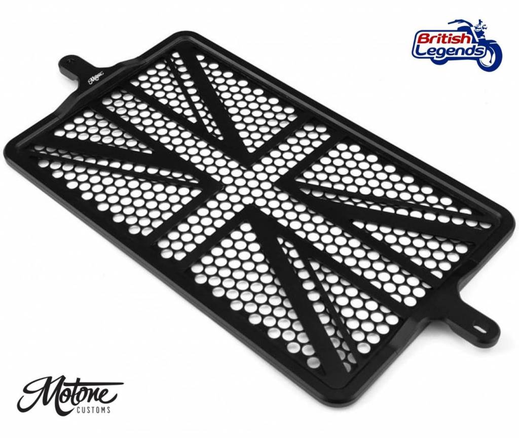 Protección de radiador Union Jack para Triumph