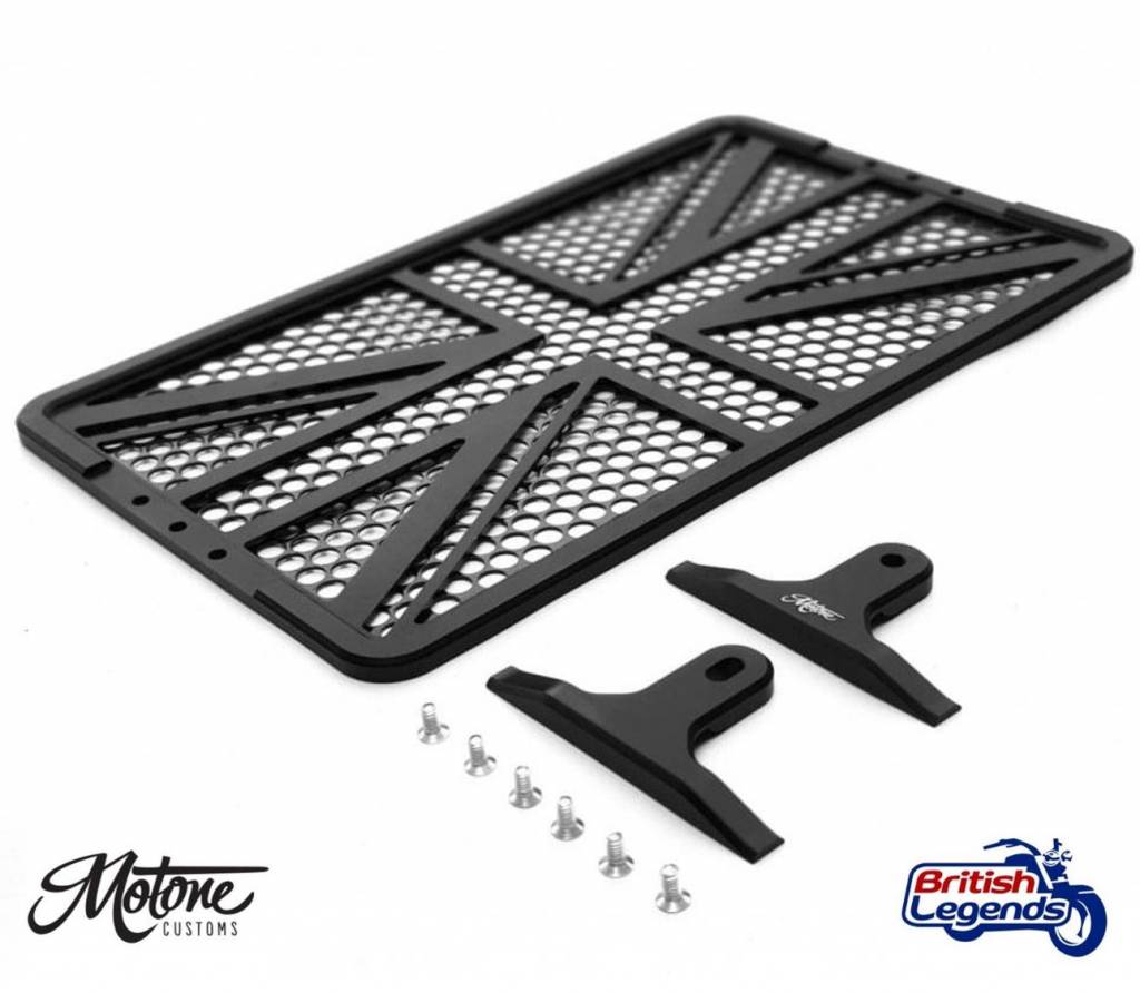 Protección de radiador Union Jack para Triumph