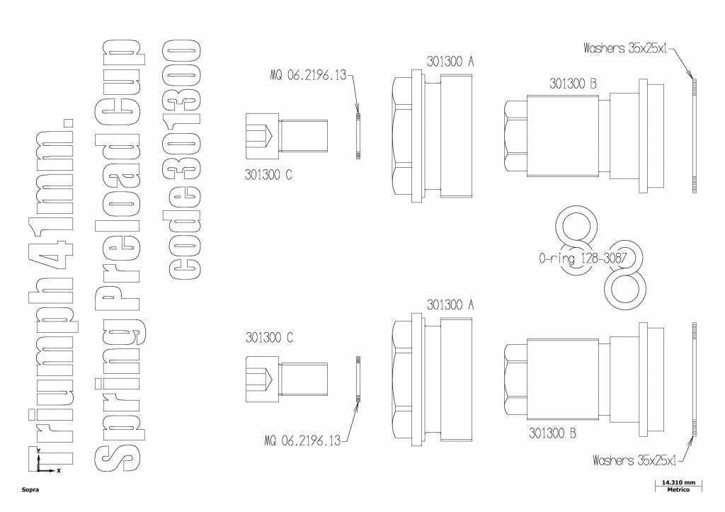 Fork Preload Adjuster Kit for Triumph Twins