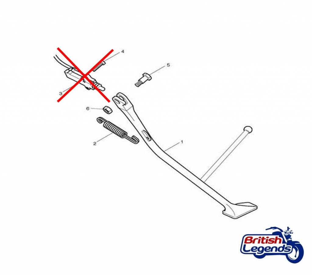 Side Stand Sensor Elimination for Triumph motorcycles