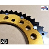 Rueda Trasera Dual-Metal, acabado Gold