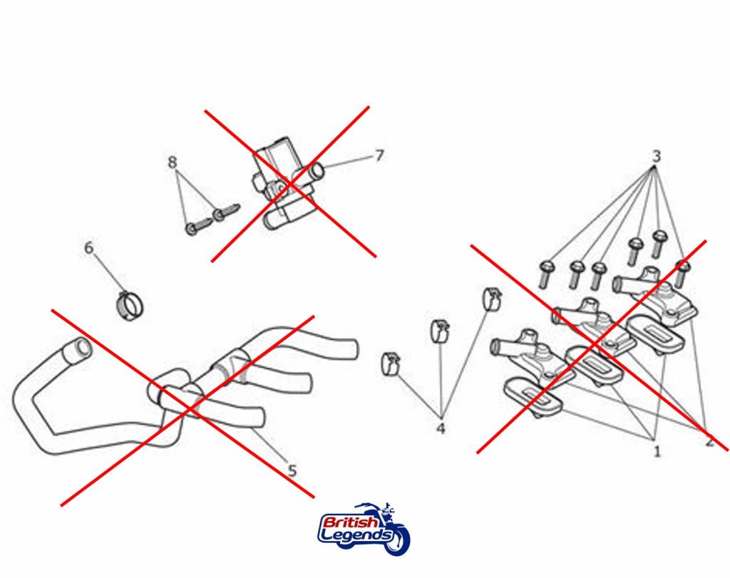 Élimination AIS pour Triumph Speed/Tiger 1200